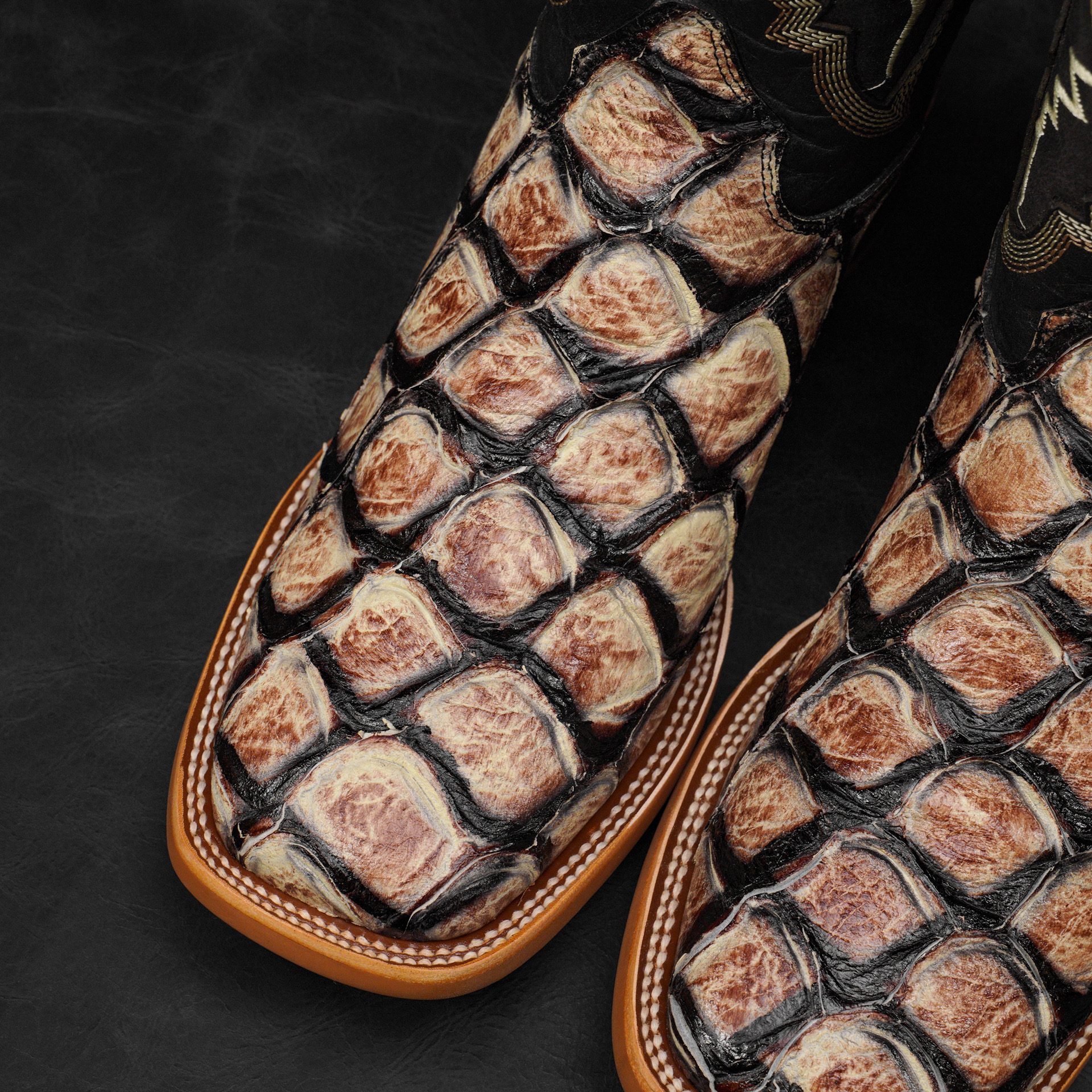 Natural Fish Scale – Square Toe - Image 3