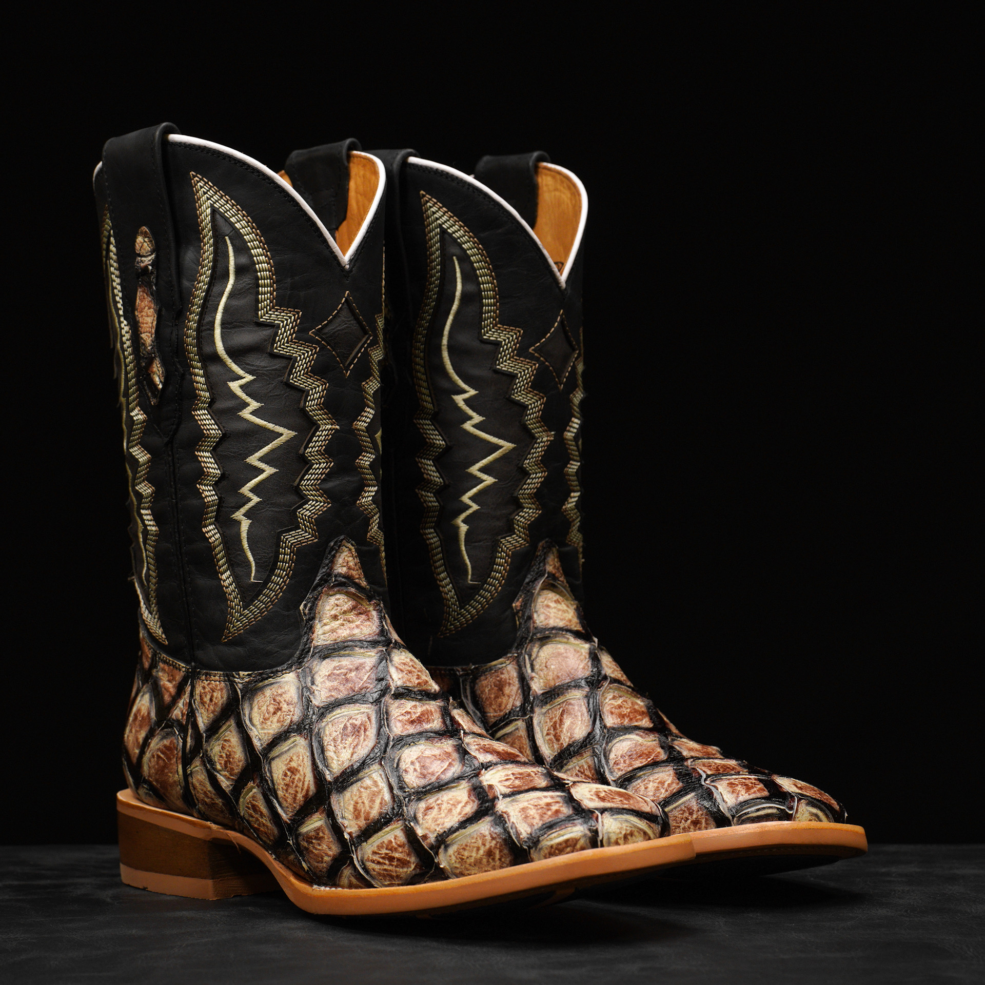 Natural Fish Scale – Square Toe