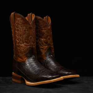 Chocolate Brown Sea Turtle - Square Toe