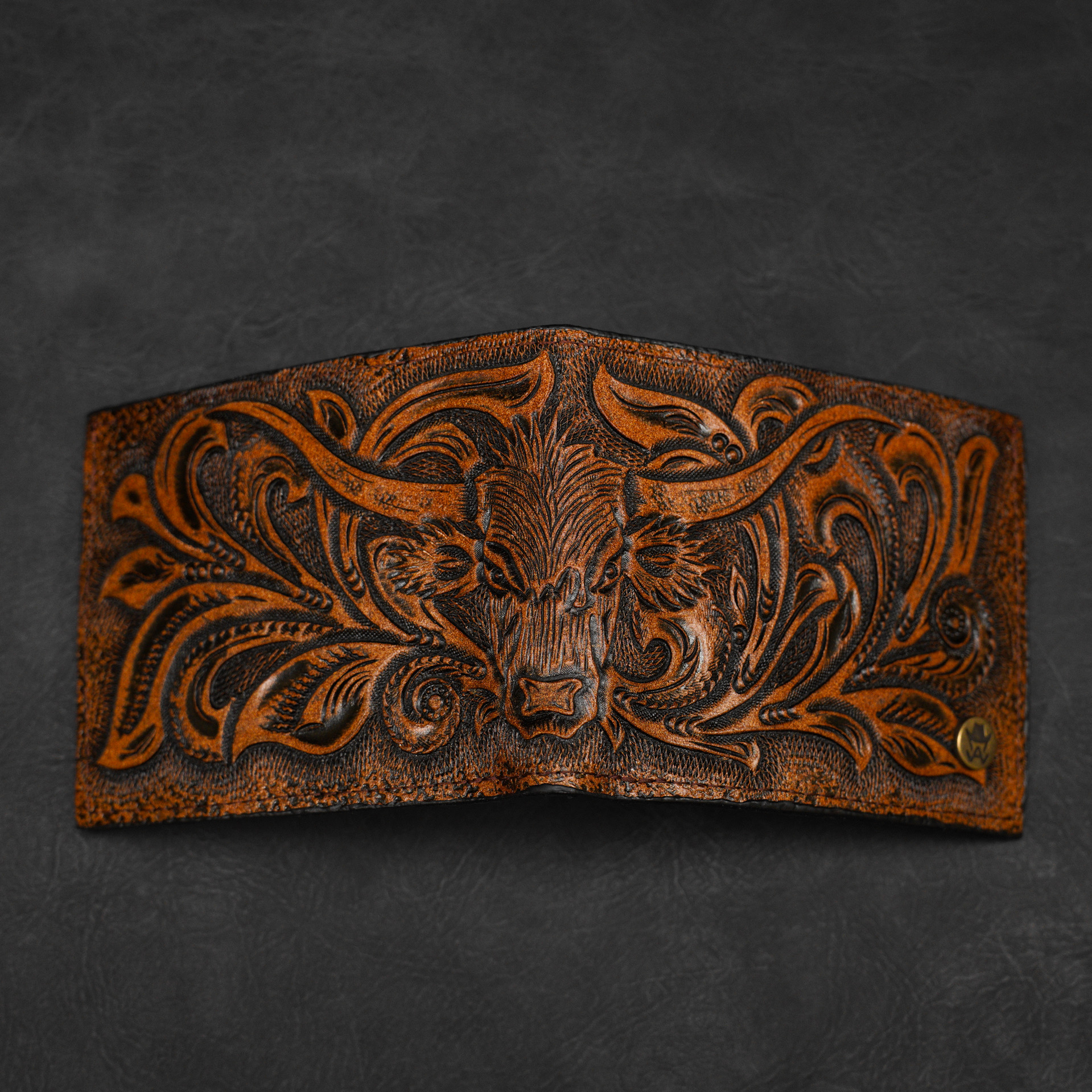 Longhorn Imperial – Hand Tooled Wallet - Image 3