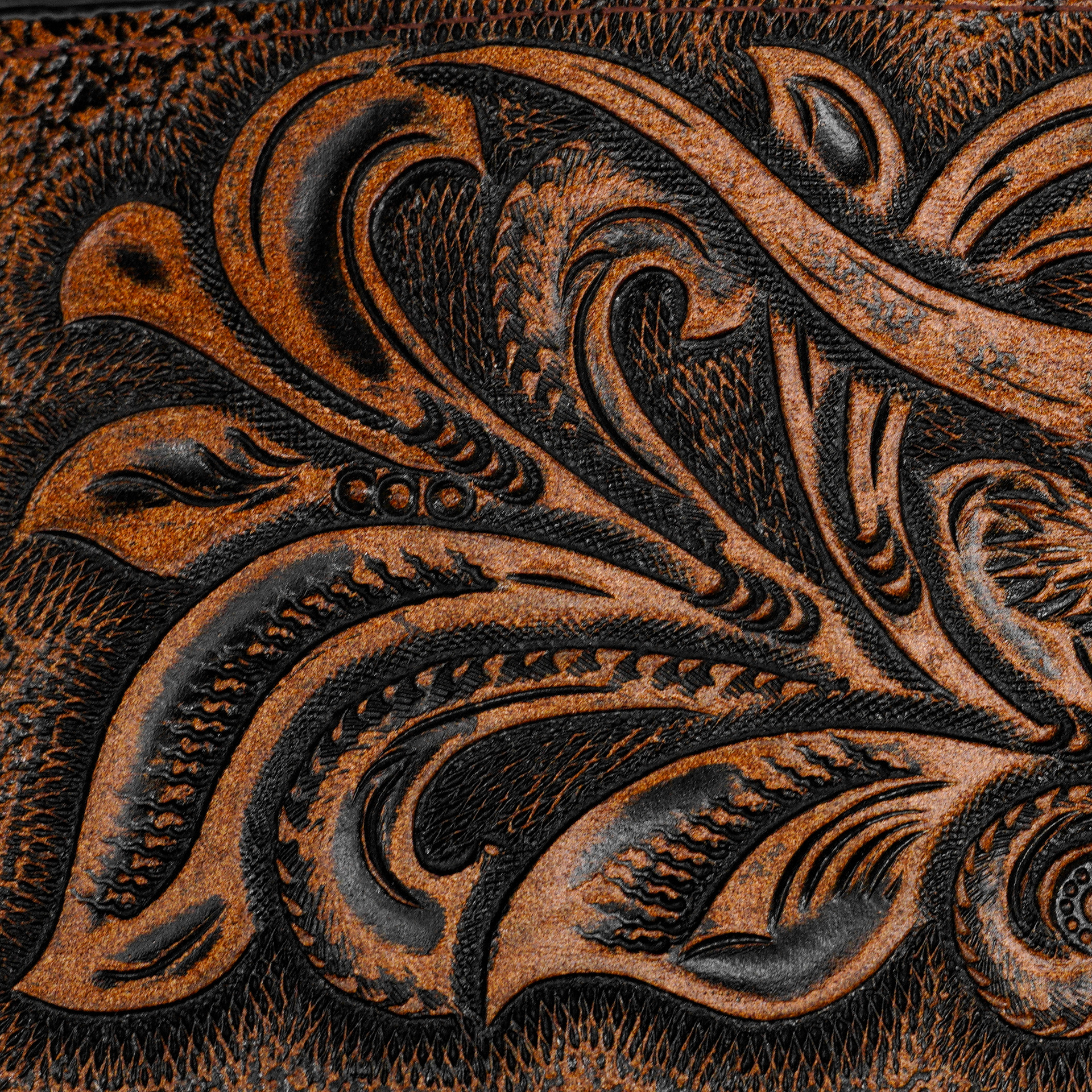 Longhorn Imperial – Hand Tooled Wallet - Image 4