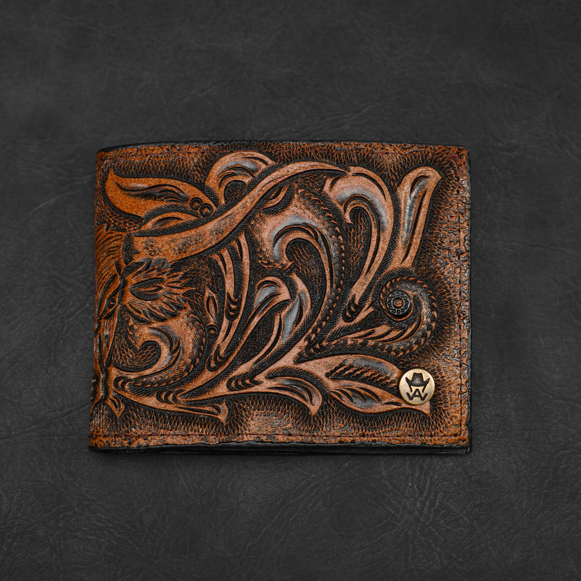 Longhorn Imperial – Hand Tooled Wallet
