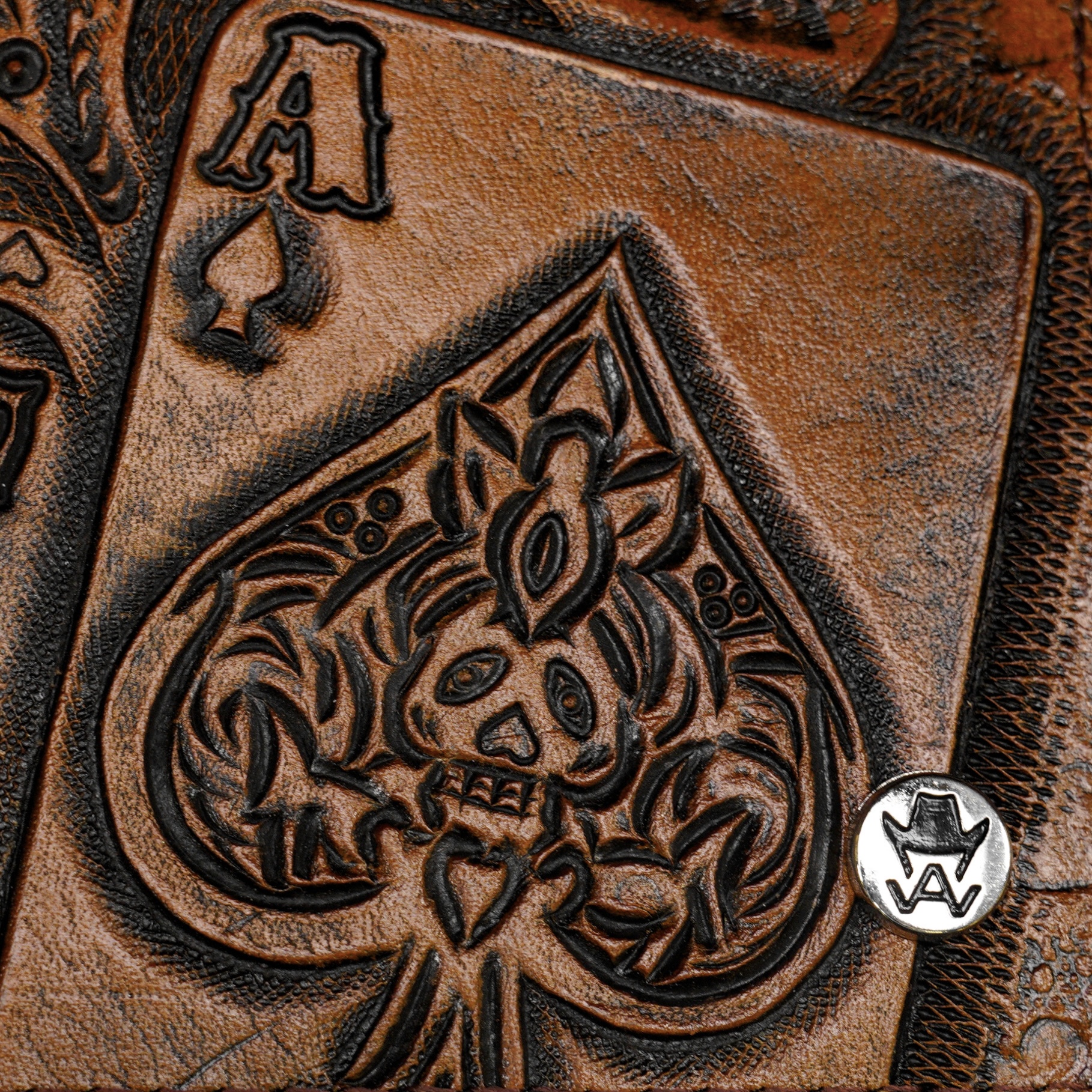 The Gambler 2.0 – Hand Tooled Wallet - Image 6