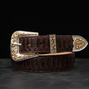 Brown Python Belt