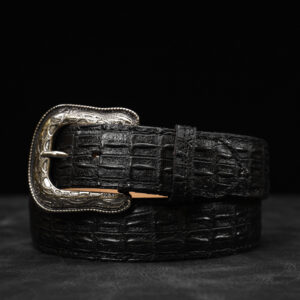 Kid’s Black Caiman Belt