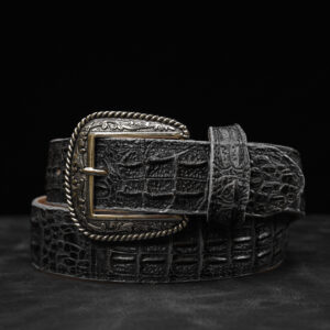 Gray Caiman Belt