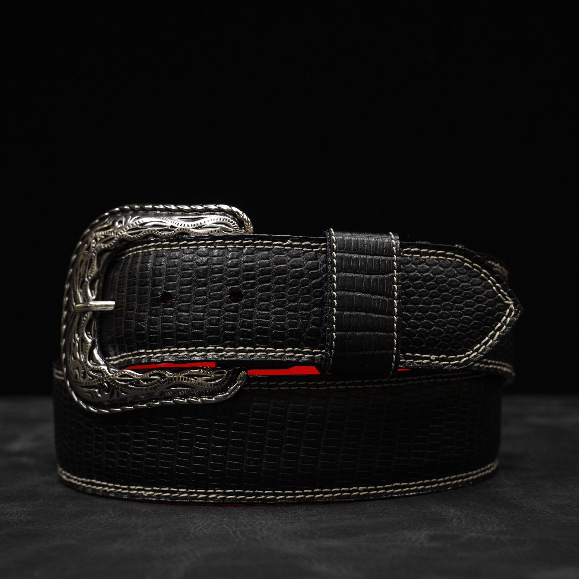 Black Lizard Belt
