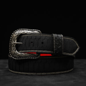 Black Python Belt