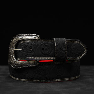 The Gambler Matte Black Belt