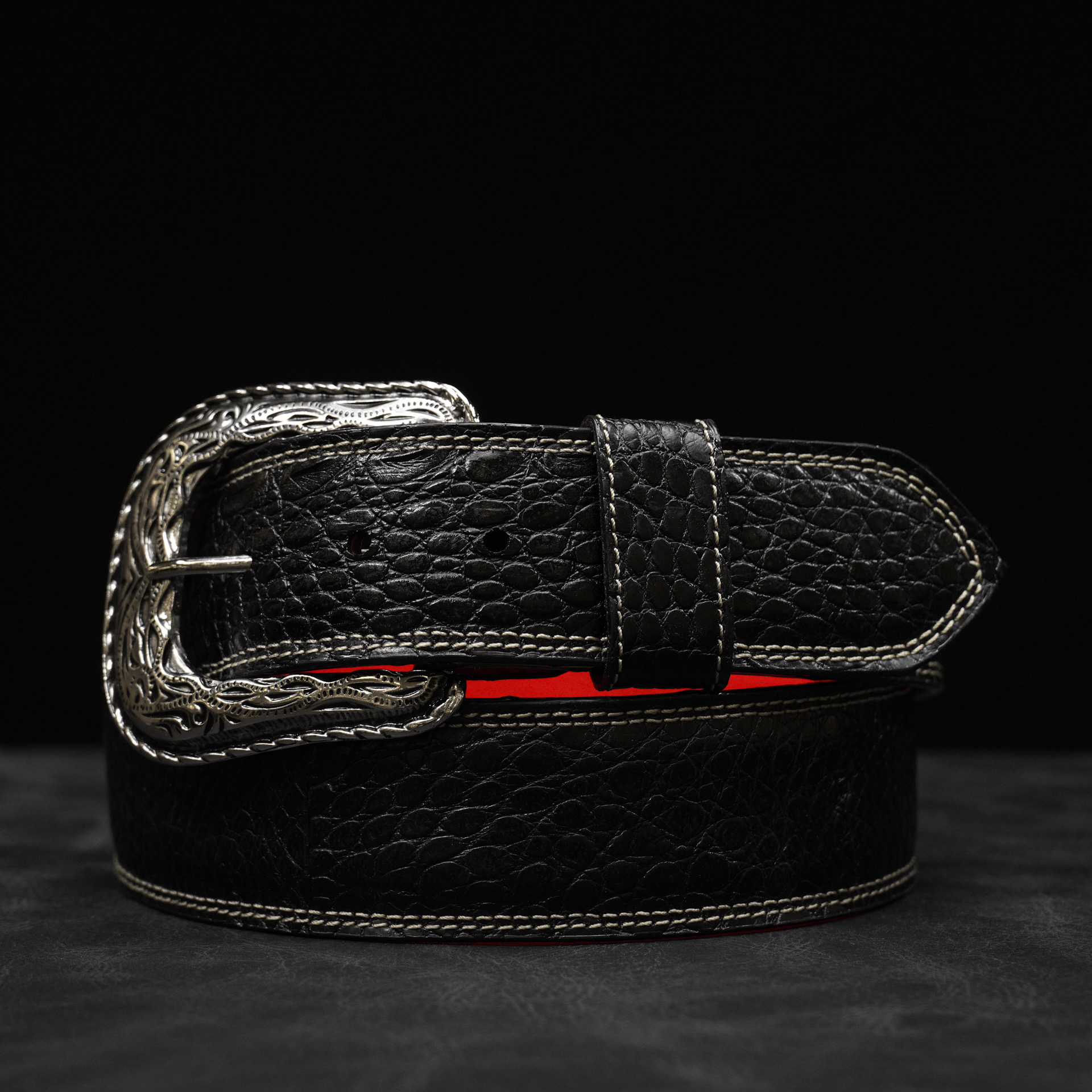 Black Caiman Belt