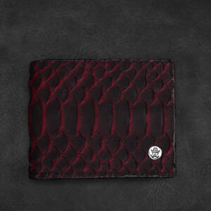 Black-Cherry Python Wallet