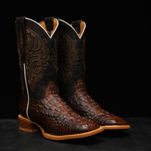 Rustic Orix Caiman Neck - Square Toe