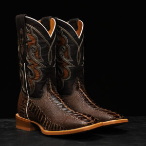 Desert Ostrich Leg – Square Toe