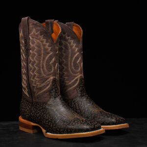 Brown Bull Neck - Square Toe