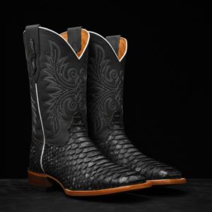 Rustic Gray Python - Square Toe