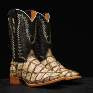 AUTHENTIC Bone Pirarucu – Square Toe