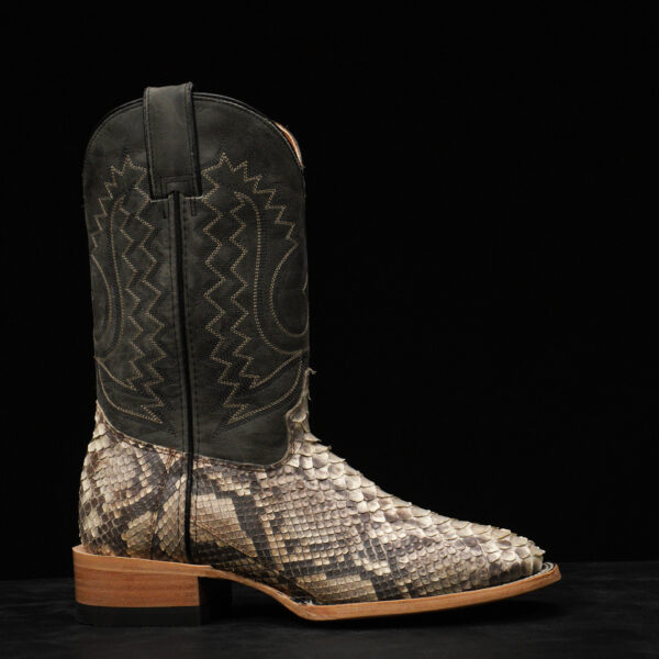 AUTHENTIC Natural Python – Square Toe - Alfa Western WearAlfa Western Wear