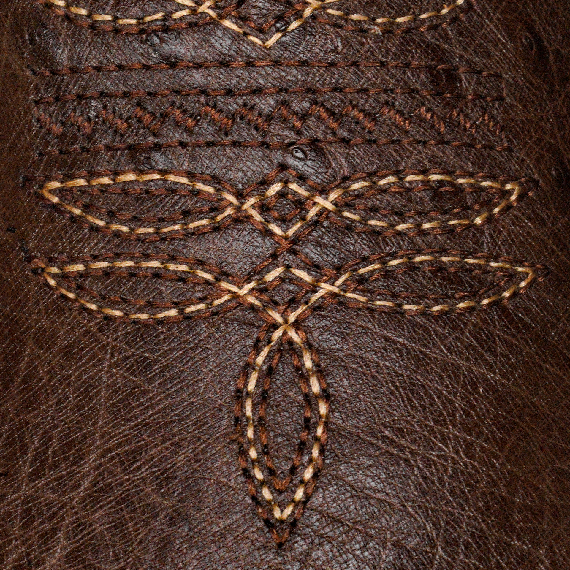 AUTHENTIC Brown Belly Ostrich – Square Toe - Image 4