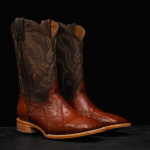 AUTHENTIC Brandy Patch Work Ostrich – Square Toe