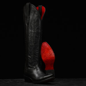 "Aguila" Black Cowhide - Snip Toe