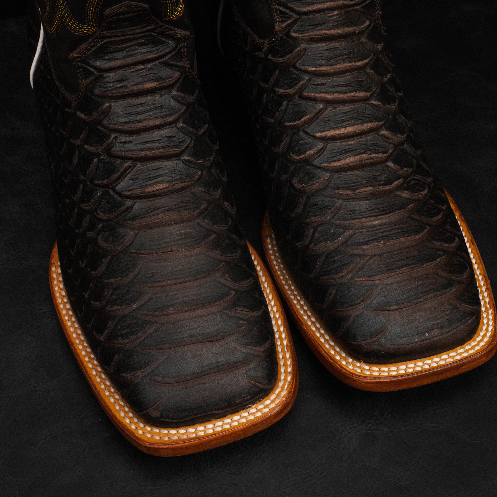 Brown Giant Python – Square Toe - Image 3