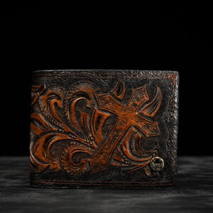 Faith Cross – Hand Tooled Wallet