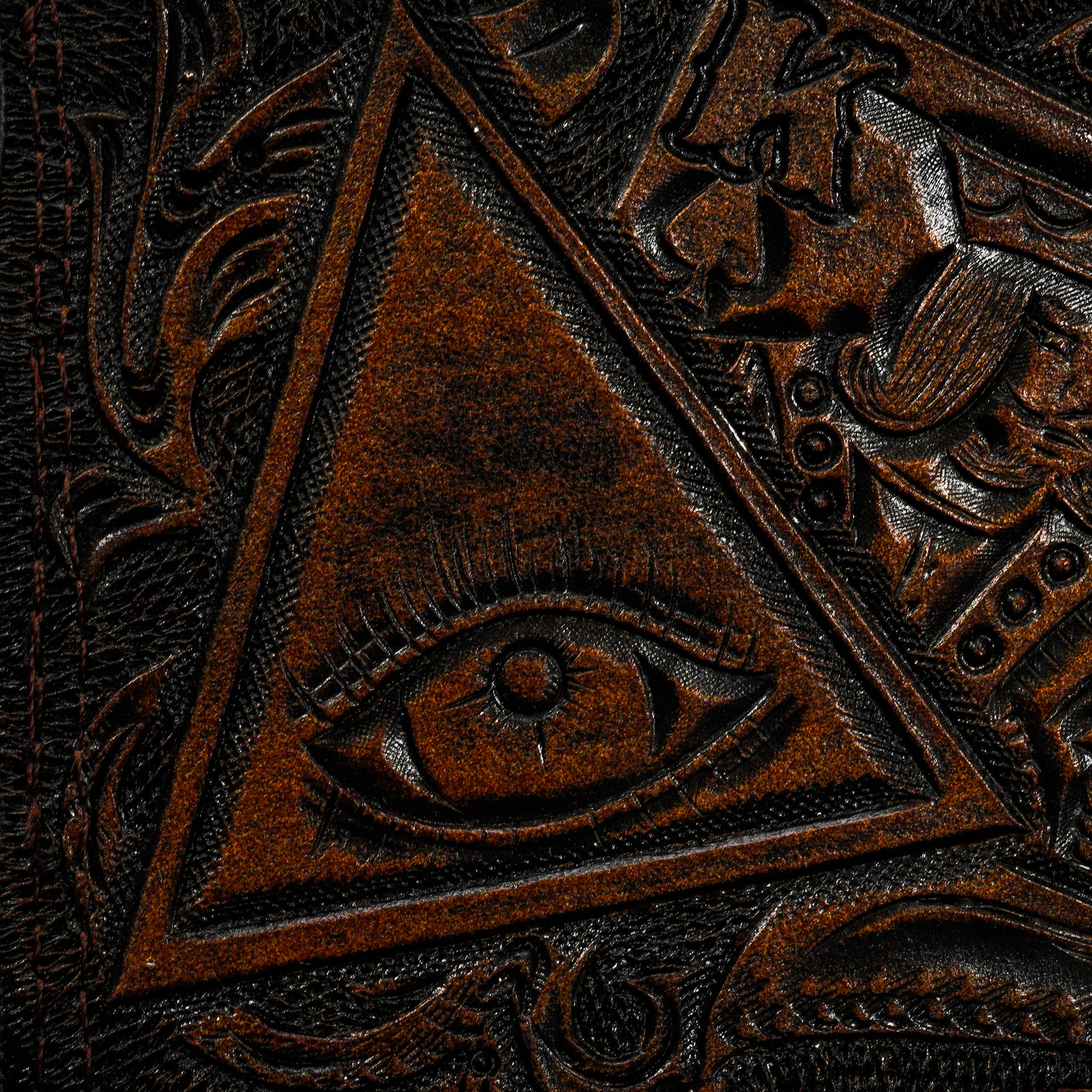 Blackjack – Hand Tooled Wallet - Image 3