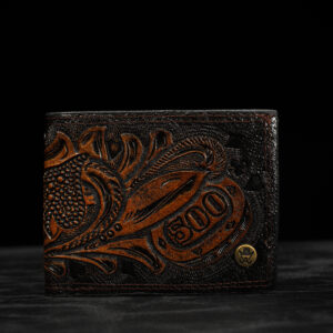 Skull Spade – Hand Tooled Wallet