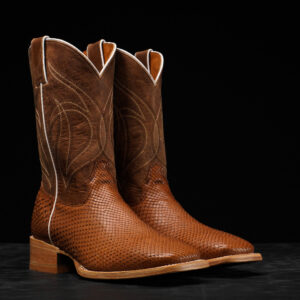 AUTHENTIC Porto Python Belly – Square Toe