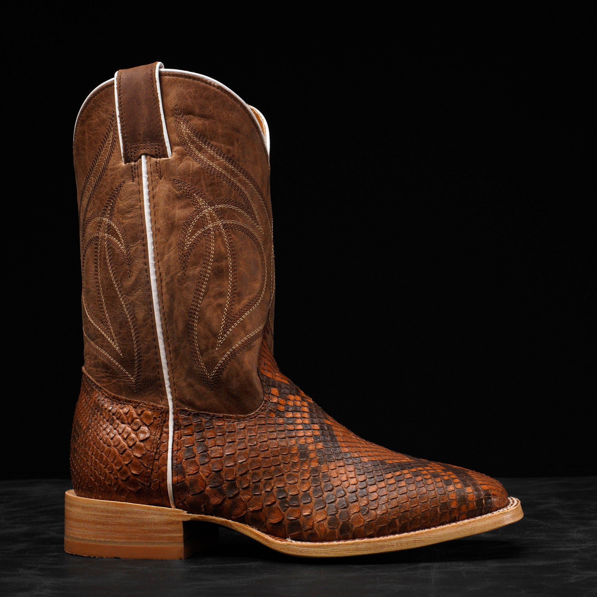 AUTHENTIC Porto Python Belly – Square Toe - Image 2