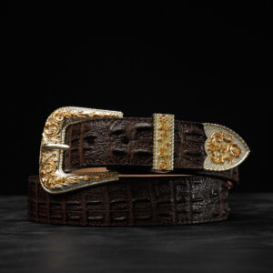 Brown Caiman Belt