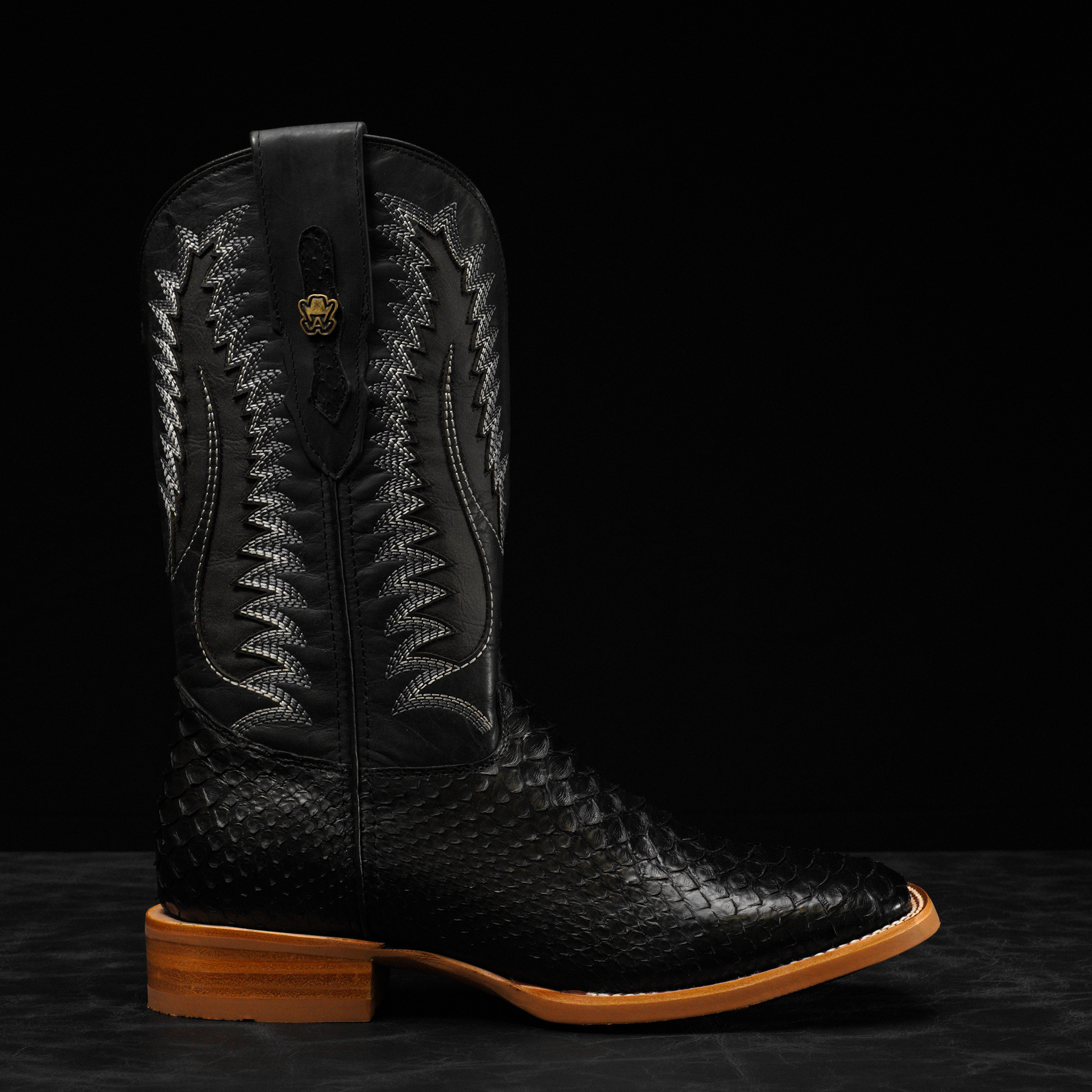 AUTHENTIC Black Python – Square Toe - Image 2