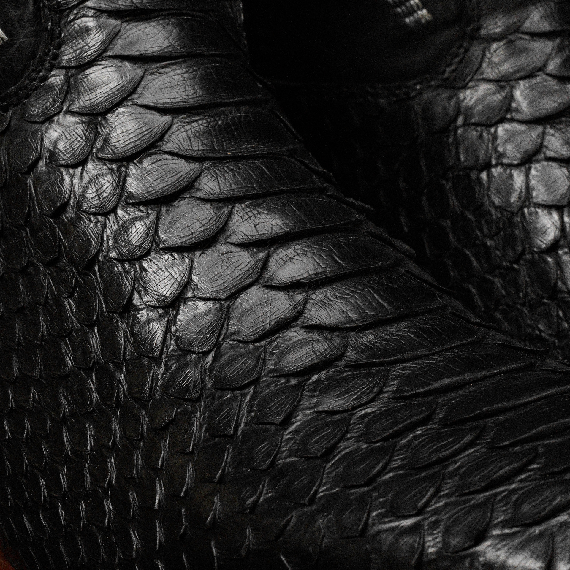 AUTHENTIC Black Python – Square Toe - Image 4