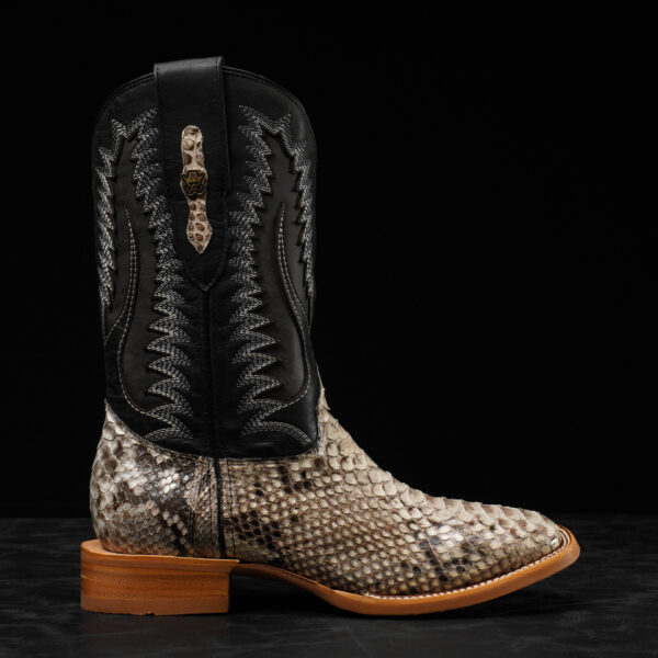 AUTHENTIC Natural Python – Arena Square Toe - Alfa Western WearAlfa ...