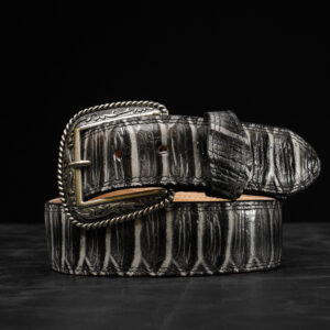 Gray Giant Python Belt