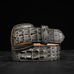 Gray Caiman Belt