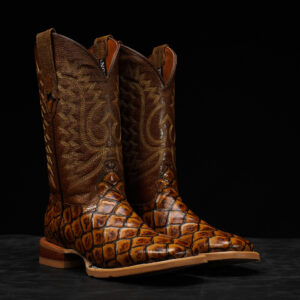 Honey Fish Scale – Square Toe