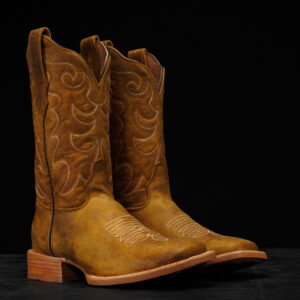 Honey Cowhide – Ranch Square Toe