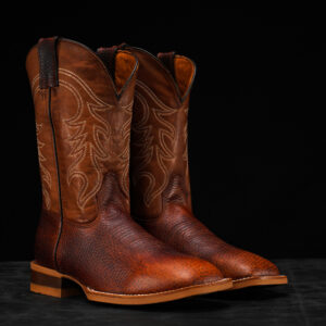 Cognac Bullhide – Square Toe