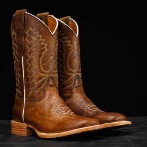 Honey Cowhide - Square Toe