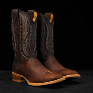 Brown Bull Neck - Arena Square Toe