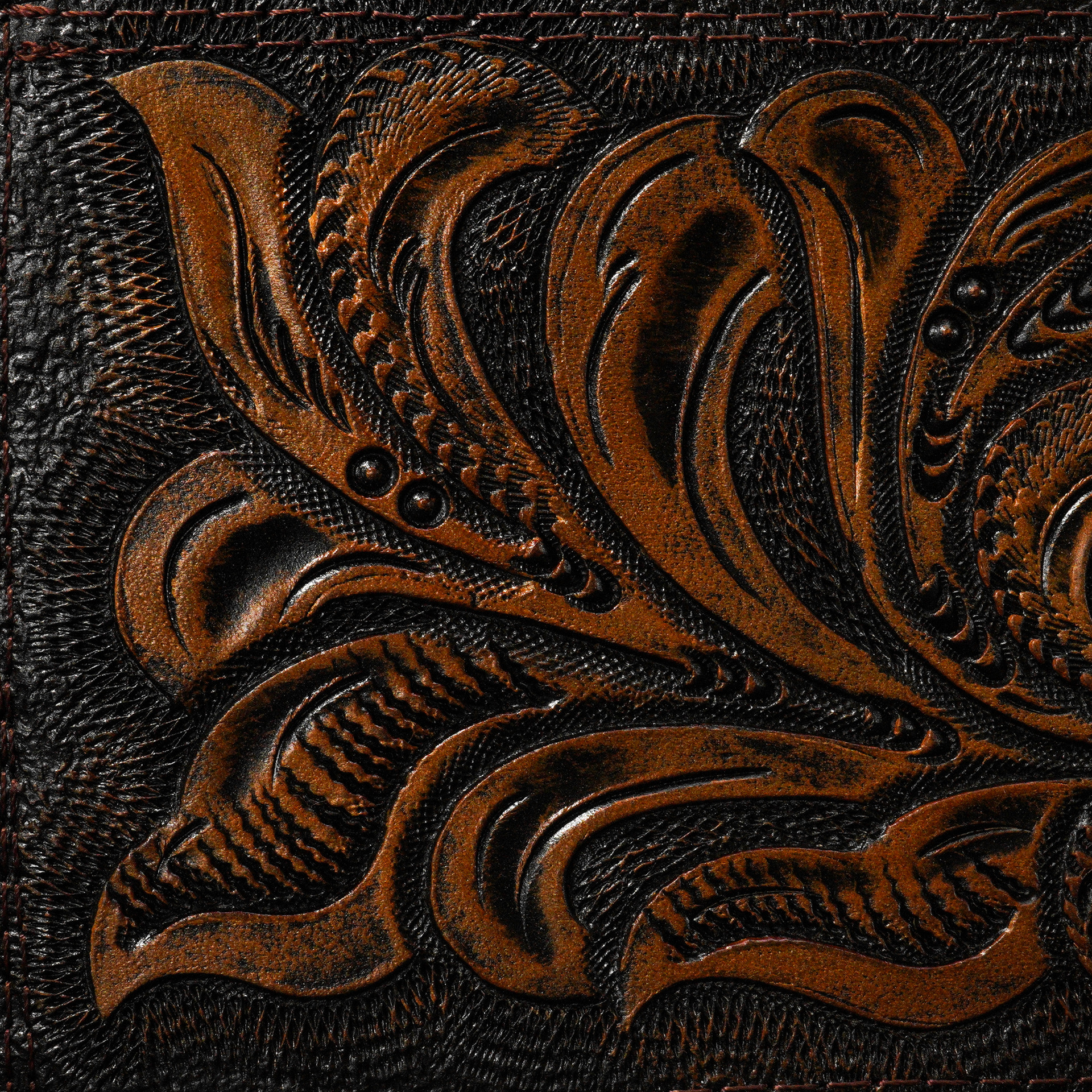 All In – Hand Tooled Wallet - Image 4