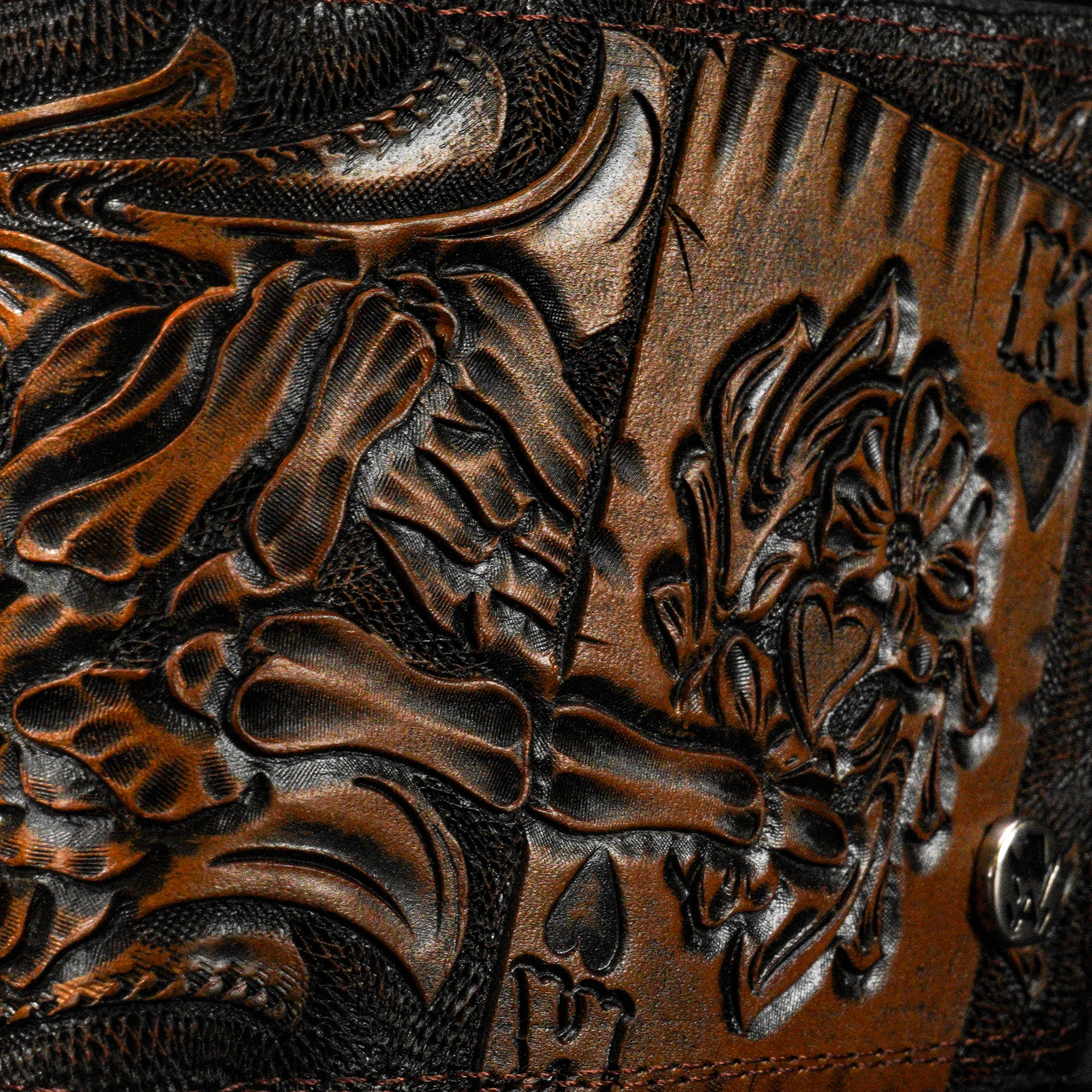All In – Hand Tooled Wallet - Image 6