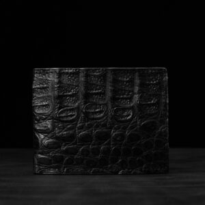 Black Exotic Caiman Wallet