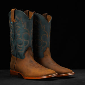 Natural Brown Cowhide – Square Toe