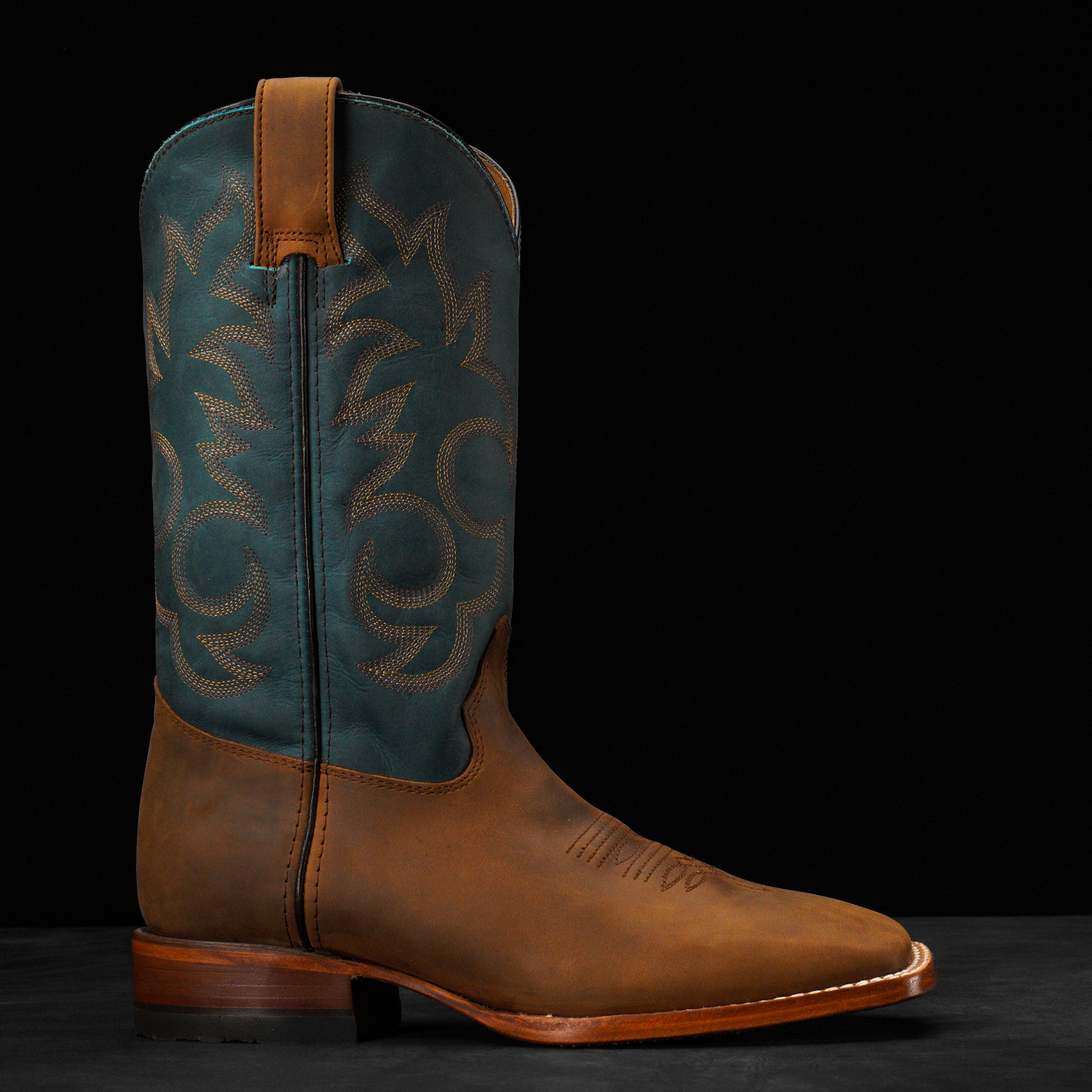 Natural Brown Cowhide – Square Toe - Image 2