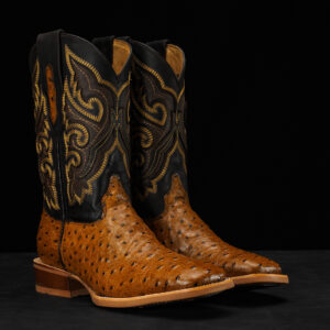 Honey Ostrich – Arena Square Toe