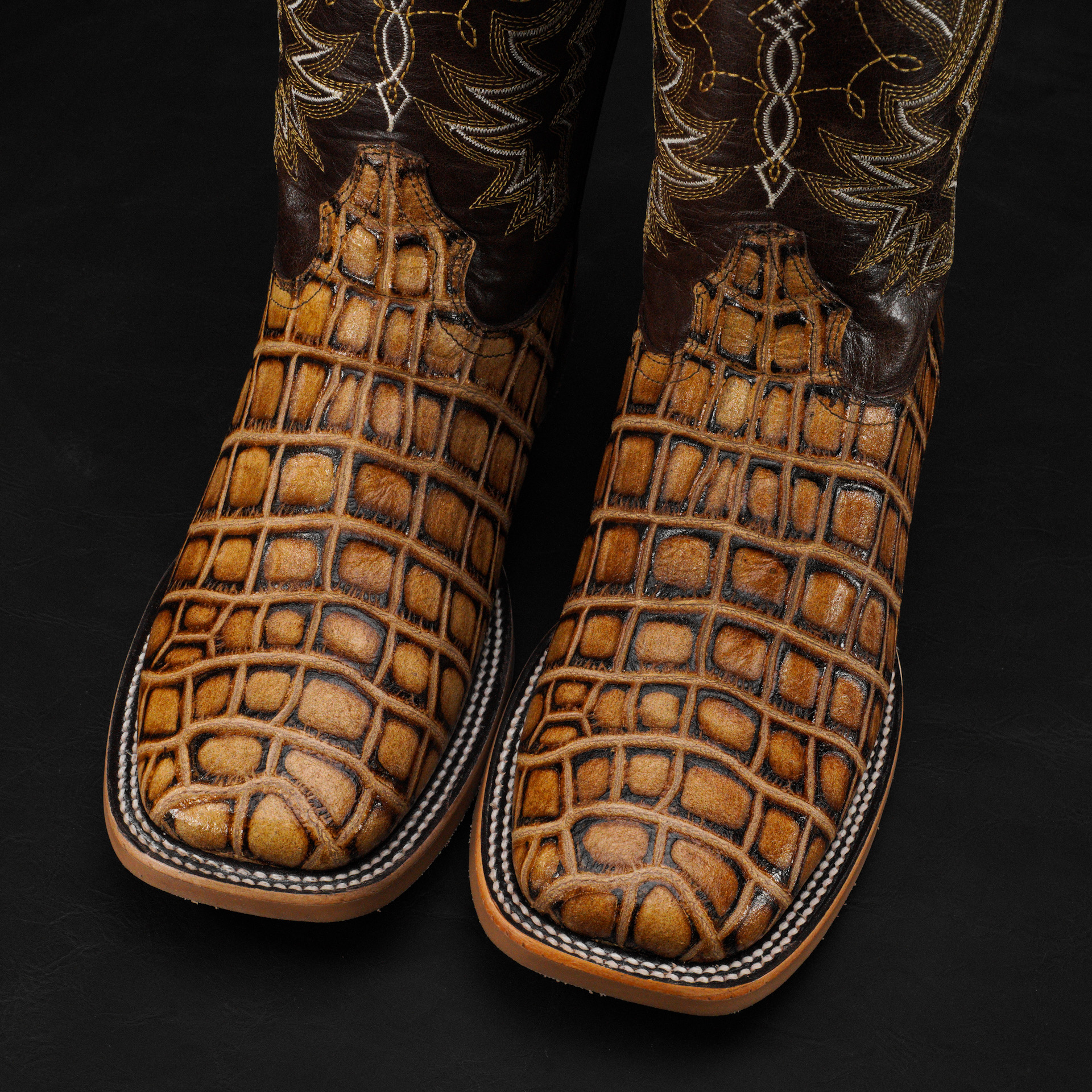 Orix Alligator Belly - Square Toe - Image 3