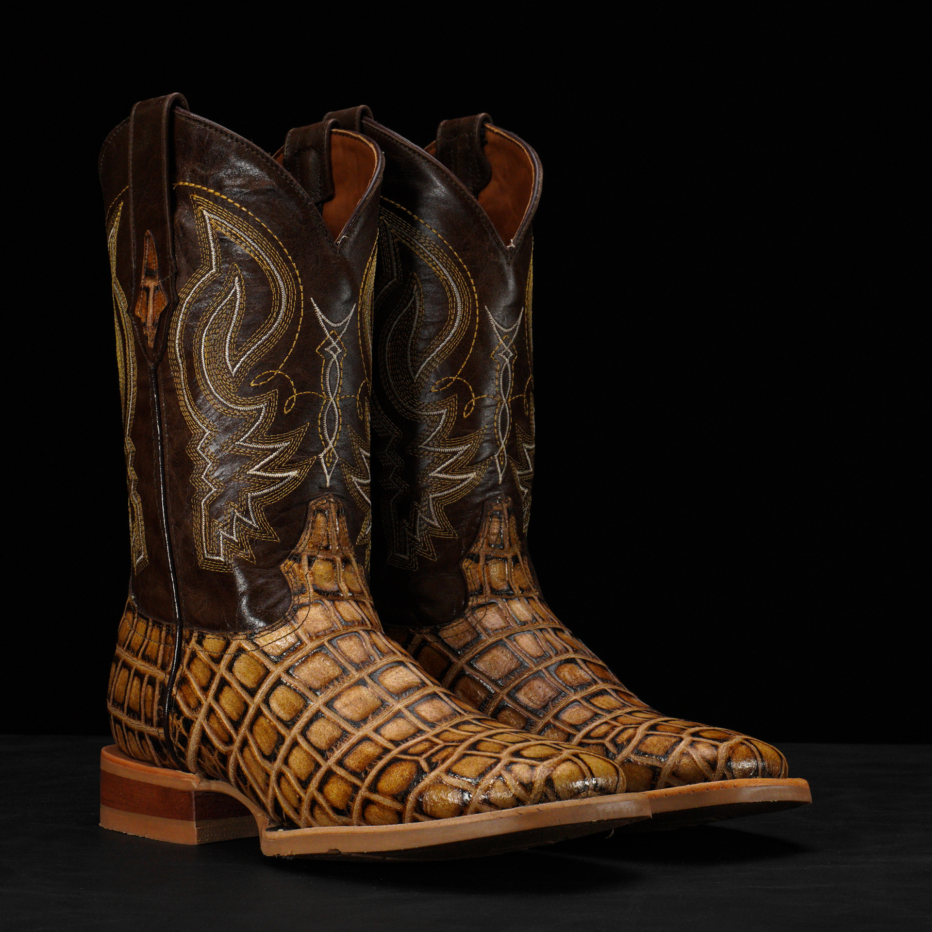 Orix Alligator Belly - Square Toe