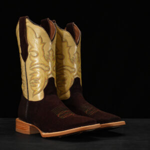 Brown Roughout W/ Bullhide – Ranch Square Toe